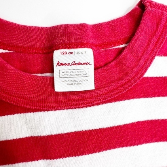 Hanna Andersson 2 Striped Pajama Tops - Picture 3 of 4